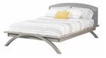 Covington Arched Leg Platform Bed With Headboard