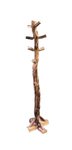 Outlet: Rustic Pine Log Coat Rack