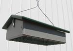 Solid Gray Poly Small Upside Down Suet Bird Feeder In-Stock