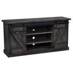 Notasulga Sliding Barn Door TV Stand - Quick Ship