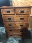 Outlet: Oak Mission Classic Chest of Drawers In-Stock