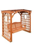 Outdoor Country Arbor Swing Stand