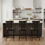 Outlet: Hard Maple Fenmore Counter Stool In-Stock (Set of Three)