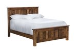 Outlet: Dumont Rustic Rough Sawn Four Piece Bedroom Set In-Stock