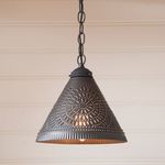 Kettle Black Wellington Shade Pendant Light