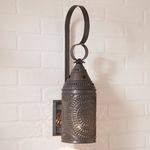 15" Wall Lantern in Kettle Black