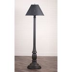 Brinton House Floor Lamp with Textured Black Tin Shade