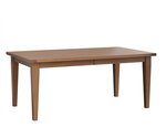 Amish Wellington Hardwood Leg Dining Table