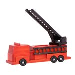 American Made Wooden Toy Red Fire Truck In-Stock