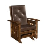 Dutton Rough Sawn Gliding Rocker Chair