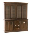 Amish Madison 4-Door Hutch Cabinet
