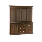 Amish Madison 4-Door Hutch Cabinet