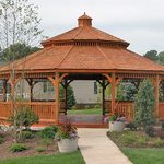 Amish Dodecagon Wood Gazebo