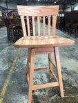 Outlet: Oak San Marino 24" Swivel Bar Stool In-Stock