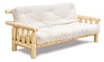 Amish Econo Line Rustic Log Futon Bed - Choose Full or Queen Size