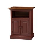 2-Door Nightstand with Open Top