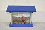 Small Blue/Grey Poly Lumber Bird Feeder In-Stock
