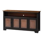 4-Door Plasma Cabinet with Tin Doors