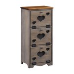 3-Bin with Hearts