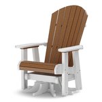 Poly Fanback Swivel Glider