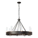 Hubbardton Forge Banded Ring Chandelier