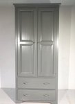 Outlet:Oak Mission Armoire Wardrobe In-Stock