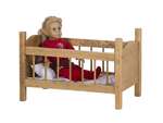 Wooden Toy Doll Crib In-Stock