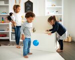 Amish Large White Painted Wooden Toy Box In-Stock