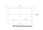 Jefferson Double Lateral File w/ Hutch