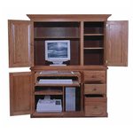 54" Office Armoire Desk