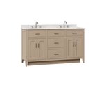 Fennimore 60" Double Sink Bath Vanity Base Only