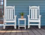 Poly Three Piece Porch Rocker Set