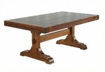 Amish Brookville Trestle Dining Table