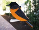 Amish Oriole Shaped Bird Feeder