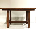 Outlet: Reclaimed Barn Wood Bar Height Table In-Stock