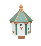 Amish Made Gazebo Birdhouse - Large 6 Room in Eco Friendly Poly Lumber