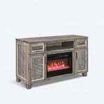 Amish Aria Fireplace with Storage