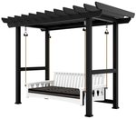 Priscilla Pergola with Poly Swing Bed