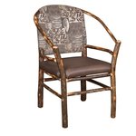 Amish Hickory Log Hoop Chair