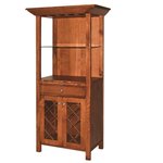 Shaker Wine Tower with Pull-out Tray