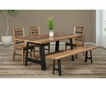 Kings Bridge Reclaimed Barnwood Dining Set