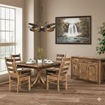 Amish Norwich Reclaimed Barnwood Dining Set
