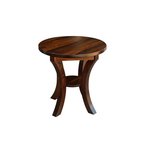 Rustic Barn Round End Table