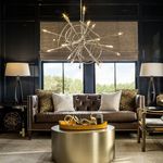 Hubbardton Forge Olympus Sunburst Hanging 41" Large Pendant Chandelier