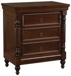 Barrier Solid Wood 3-Drawer Nightstand