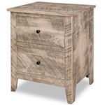 Galena Solid Wood 2-Drawer Nightstand