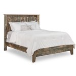 Amish Galena Solid Wood Panel Bed
