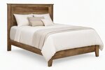 Amish Handcrafted Grand Calumet Solid Wood Panel Bed