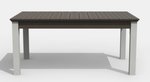 Poly Outdoor 4′ x 6′ Coastal Dining Table