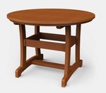 Poly 42” Round Legacy Dining Table